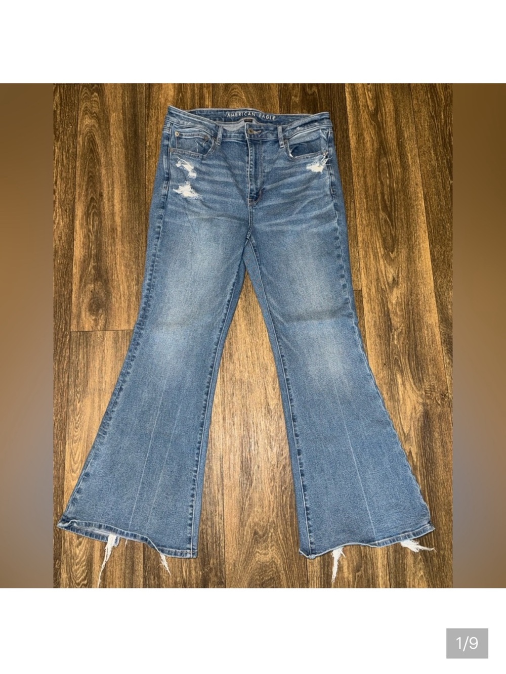 American Eagle Super Hi Rise Flare